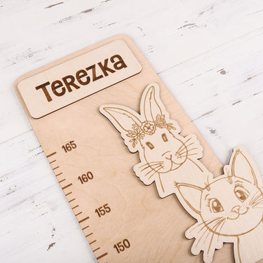 Metro da parete per bambini - fattoria