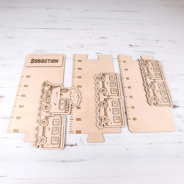 Metro da parete per bambini - treno