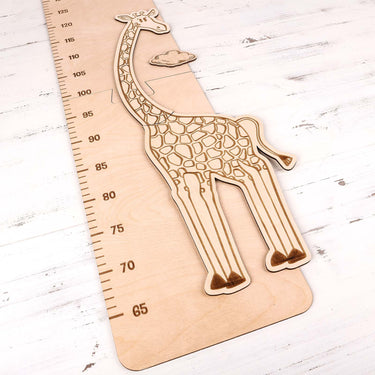 Metro da parete per bambini - giraffa