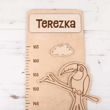 Metro da parete per bambini - zoo