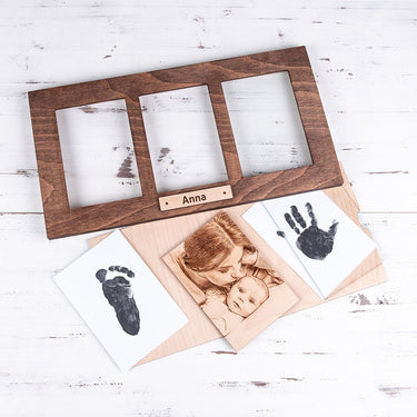 Imprimi i tuoi ricordi su carta – Set con impronta su carta e fotografia incisa