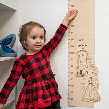 Metro da parete per bambini - principessa