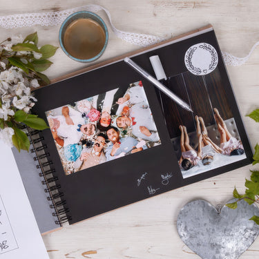 Album fotografico in legno, con la tua foto