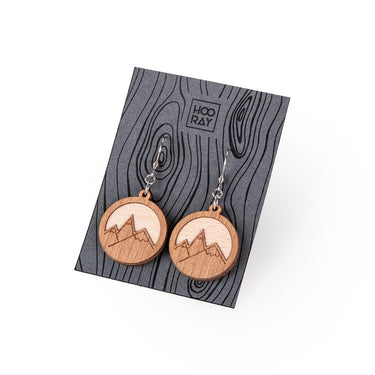 Orecchini in legno HOORAY Rocce