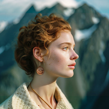 Orecchini in legno HOORAY Nebbie