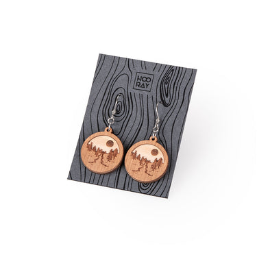 Orecchini in legno HOORAY Viaggio