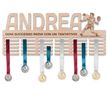 Porta medaglie - Badminton, uomo