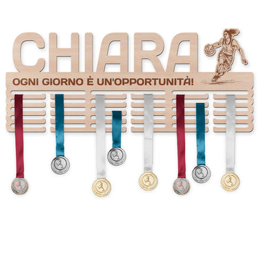 Porta medaglie - Basket, donna