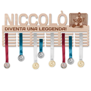 Porta medaglie – Floorball, uomo, portiere