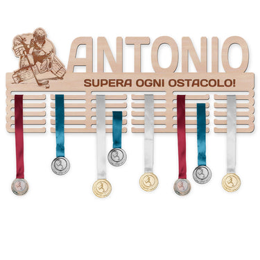 Porta medaglie – Hockey in linea, uomo, portiere