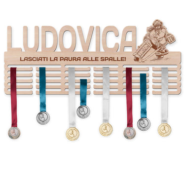 Porta medaglie – Hockey in linea, donna, portiera