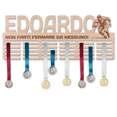 Porta medaglie - Rugby, uomo