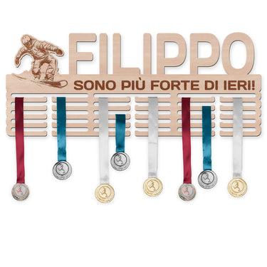 Porta medaglie - Snowboard, uomo