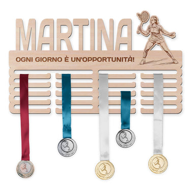 Porta medaglie - Badminton, donna