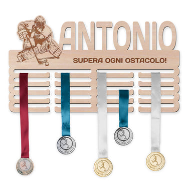 Porta medaglie – Hockey in linea, uomo, portiere