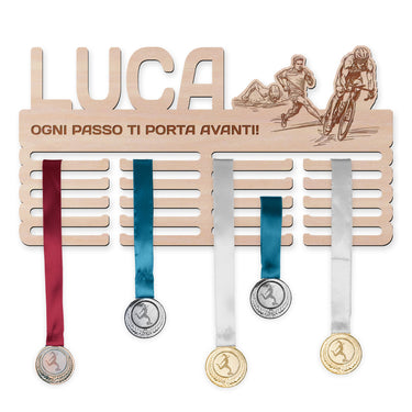 Porta medaglie – Triathlon, uomo