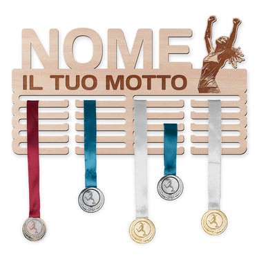 Porta medaglie con motivo personalizzato