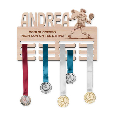 Porta medaglie - Badminton, uomo