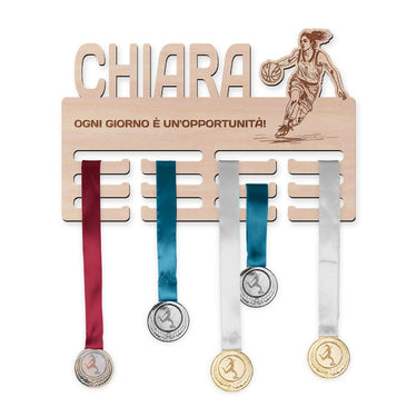 Porta medaglie - Basket, donna