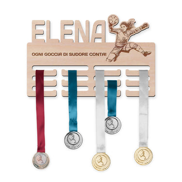 Porta medaglie – Calcio, donna, portiere