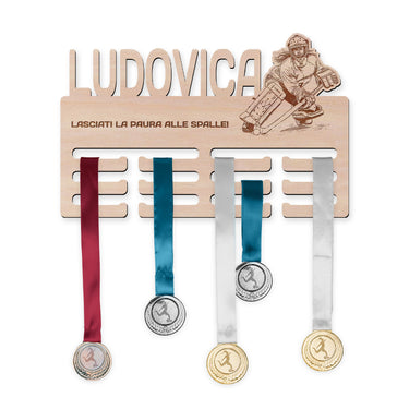 Porta medaglie – Hockey in linea, donna, portiera