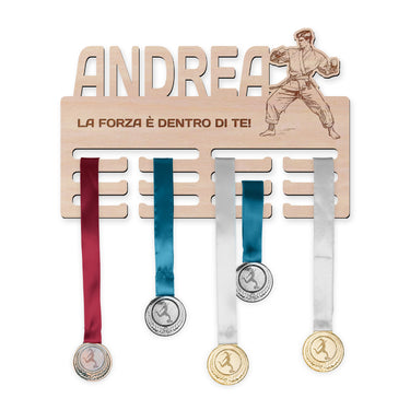 Porta medaglie – Karate, uomo