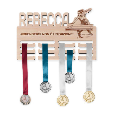 Porta medaglie - Tennis tavolo, donna