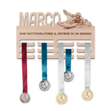 Porta medaglie – Slalom fluviale, uomo