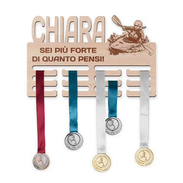 Porta medaglie – Slalom fluviale, donna