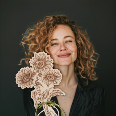 Bouquet in legno Girasole