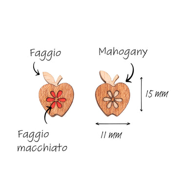 Orecchini in legno HOORAY Cidro