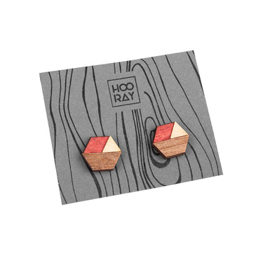 Orecchini in legno HOORAY Cerezo