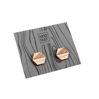Orecchini in legno HOORAY Roble