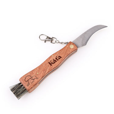 Coltello da funghi con il tuo motivo personalizzato